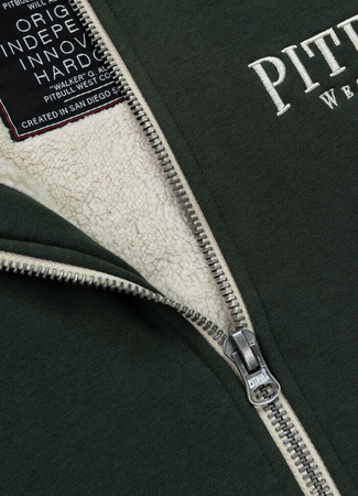 Bluza/kożuch PIT BULL RUFFIN DETROIT dark green rozpinana