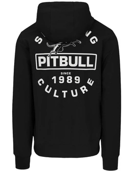 Bluza PIT BULL Tricot Terry PHYSICAL CULTURE czarna kaptur