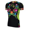 Short sleeve rashguard damski EXTREME HOBBY FOLK czarny