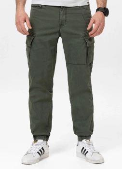 Spodnie joggery bojówki PIT BULL SCOTT oliwkowe