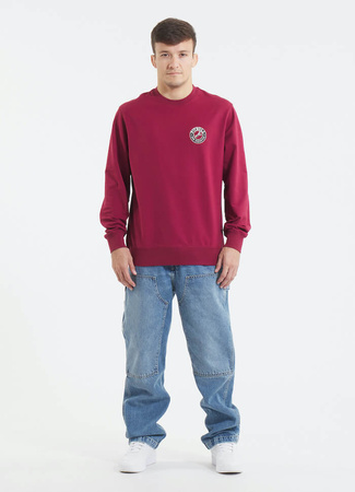 Bluza PIT BULL Tricot Terry SAN DIEGO CA bordowa prosta