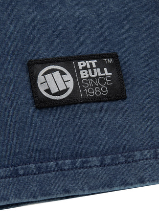 T-shirt PIT BULL Denim Washed  BORN IN 1989 granatowy