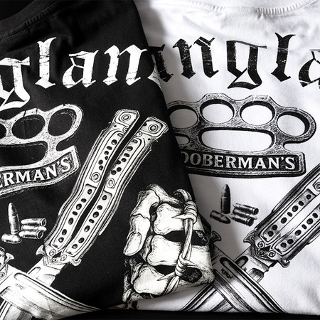 T-shirt DOBERMANS ONE CREW GANGLAND TS384 czarny