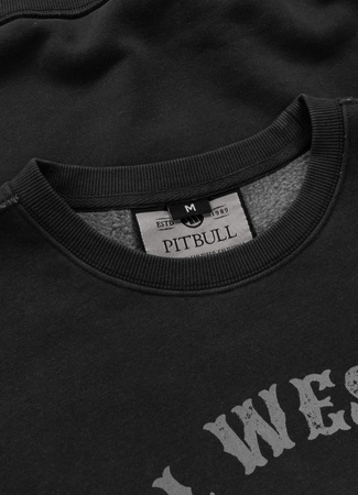 Bluza PIT BULL Washed STRENGTH & RESPECT czarna prosta