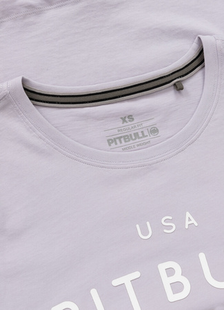 T-shirt damski PIT BULL USA CAL WMN jasno fioletowy (lilac)