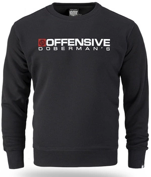 Bluza DOBERMANS OFFENSIVE DIVISION BC349 czarna prosta