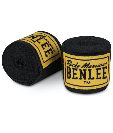 Bandaże bokserskie, owijki BENLEE ELASTIC 450 cm czarne