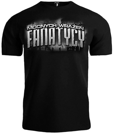 T-shirt PUBLIC ENEMY MOCNYCH WRAŻEŃ FANATYCY czarny