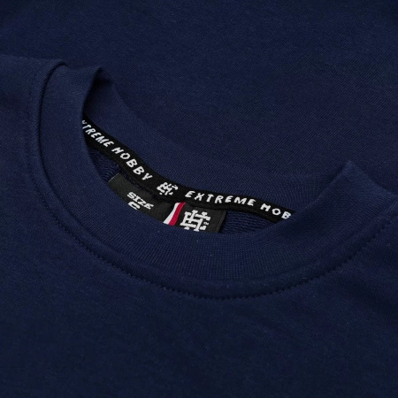 Bluza EXTREME HOBBY WHEEL prosta granatowa