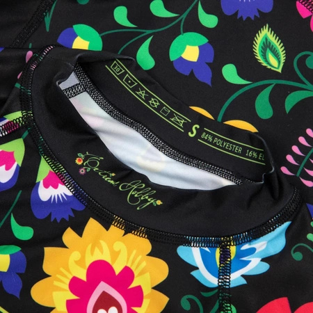 Longsleeve rashguard damski EXTREME HOBBY FOLK 2 czarny