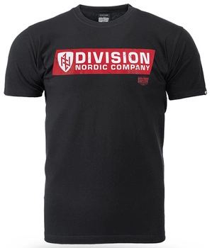 T-shirt DOBERMANS DIVISION SHIELD TS370 czarny