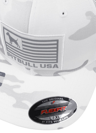 Czapka PIT BULL FULL CAP USA biała