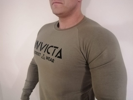 Bluza INVICTA STREETWEAR prosta oliwkowa 