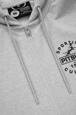 Bluza PIT BULL Tricot Terry PHYSICAL CULTURE szara rozpinana