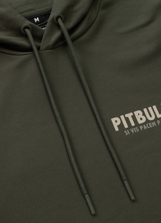 Bluza PIT BULL Tricot Terry PARA BELLUM zielona (old green) kaptur