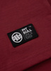 T-shirt PIT BULL LOGO PALMS bordowy (burgundy)