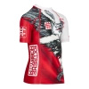 Short sleeve rashguard kids EXTREME HOBBY POLISH EAGLE biały