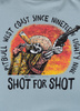 T-shirt PIT BULL Loose Fit SHOT FOR SHOT blue