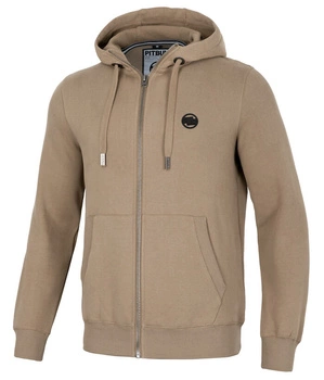 Bluza PIT BULL SMALL LOGO beżowa (pale sand) rozpinana