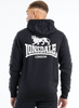 Bluza LONSDALE BIGTON czarna rozpinana