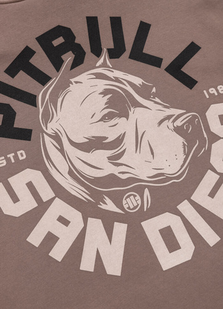 Bluza PIT BULL WASHED DOG SD washed burgundy kaptur