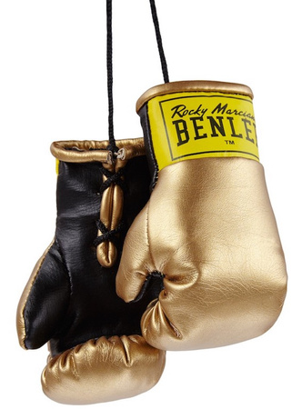 Mini rękawice BENLEE złote