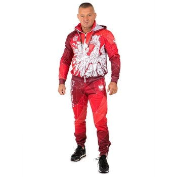 Dres sportowy EXTREME HOBBY POLSKA komplet czerwony