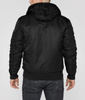 Kurtka ALPHA INDUSTRIES MA-1 HOODED czarna 158104 03