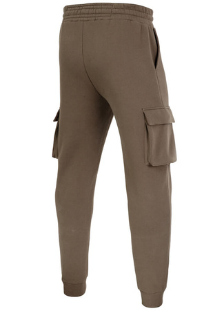 Spodnie dresowe bojówki PIT BULL CYPRESS SPORT brązowe (brown)