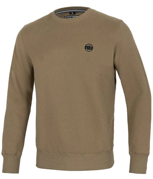 Bluza PIT BULL SMALL LOGO brązowa (coyote brown) prosta