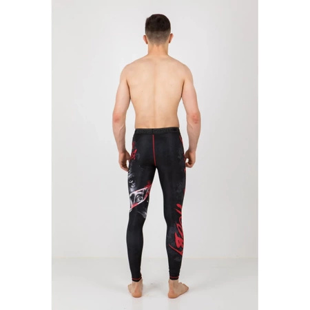 Legginsy męskie EXTREME HOBBY WHY SO SERIOUS czarny