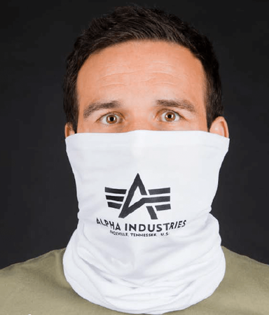 Komin wielofunkcyjny ALPHA INDUSTRIES TUBE MASK BASIC biały 128936 92