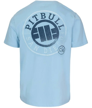 T-shirt PIT BULL SD STAMP light blue