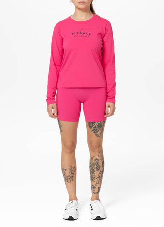 Damski Longsleeve sportowy PIT BULL AVENIDA WMN malinowy