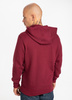 Bluza PIT BULL CLASSIC LOGO bordowa kaptur