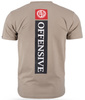 T-shirt DOBERMANS OFFENSIVE SPORT TS367 beżowy