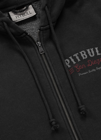 Bluza PIT BULL STRENGTH & RESPECT dark graphite rozpinana