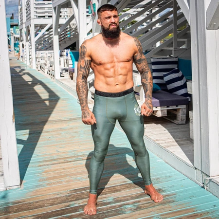 Legginsy Sportowe Męskie Badge