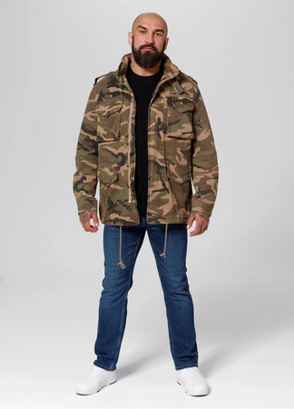 Kurtka PIT BULL M65 woodland camo