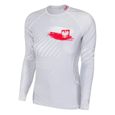 Longsleeve rashguard damski EXTREME HOBBY POLSKA PRIME biały