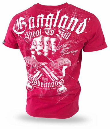 T-shirt DOBERMANS GANGLAND TS209 czerwony