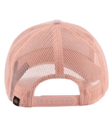 Czapka ALPHA INDUSTRIES TRUCKER BASIC różowa (pale peach) 186902 640