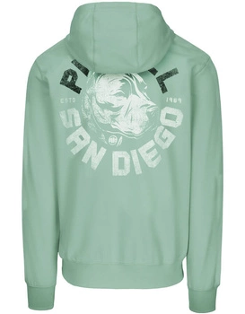 Bluza PIT BULL Tricot Terry DOG SD light mint rozpinana