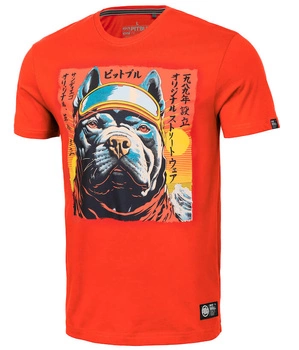 T-shirt PIT BULL FUJI flame red