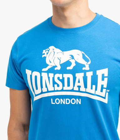 T-shirt LONSDALE LOGO niebieski 