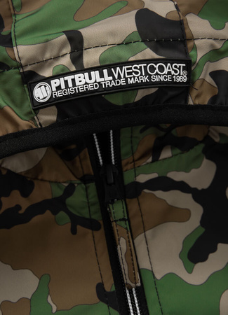 Kurtka dziecięca PIT BULL ATHLETIC SLEEVE LOGO camo