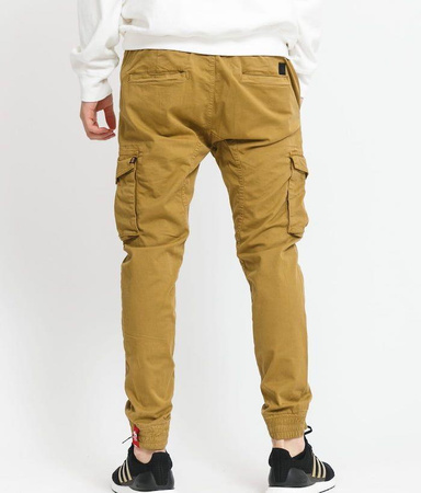 Spodnie ALPHA INDUSTRIES COTTON TWILL JOGGER beżowe 116202 13