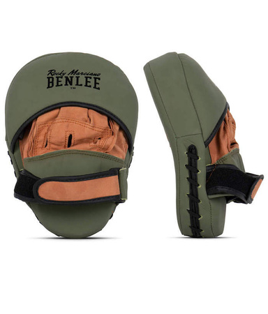 Skórzane łapy trenerskie BENLEE MOORE khaki