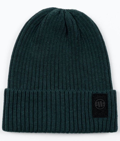 Czapka zimowa PIT BULL VELCRO LOGO zielona (green)