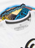 T-shirt PIT BULL SURF DOG biały